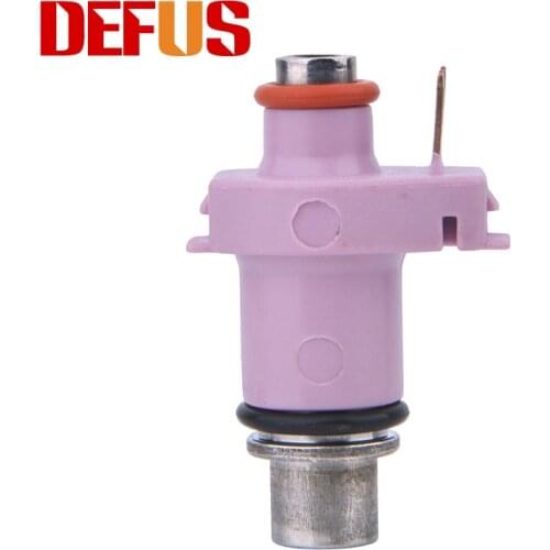 2X Motorcycle Fuel Injector 150CC/MIN 6 Holes Nozzle Fuel Injection Flow Valve Injectors Replacement Fuel System 140-150CC Pink