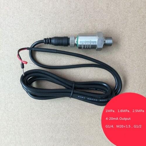 4-20mA output 1Mpa,1.6MPa,2.5MPa ceramics pressure transmitter M2.0*1.5 thread
