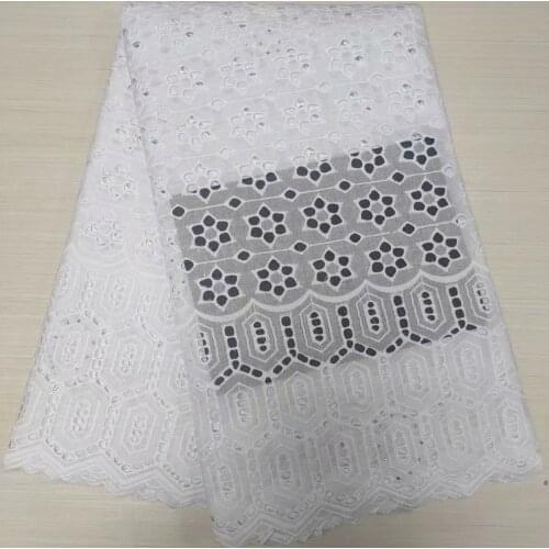 5yards swiss lace fabric 2021 high quality lace africcan cotton dry embroidery fabris latest nigerian lace brode dubai style