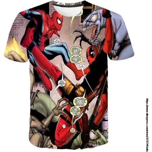 Disney SpiderMan Girls T-Shirts Cotton Kids Pure Cotton Summer Clothes T Shirts Funny Top T Shirts Kids Toddler Tees t shirt