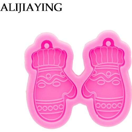 DY1014 Bright Leaf/Coconut tree/Gloves/Cane/Tassel Resin Earring Mold, DIY Crafting Silicone Molds, Epoxy Resin Jewellery