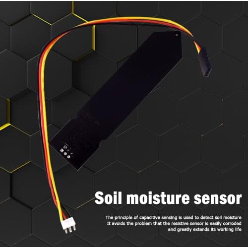 HW-390 Capacitive Soil Moisture Sensor Module Wide Voltage Corrosion Resistant 3.3-5.5V DC