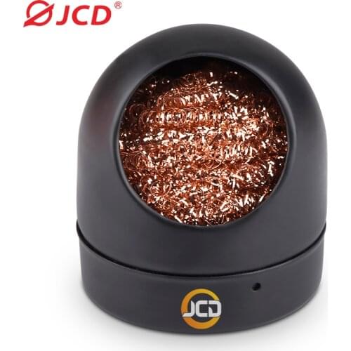 JCD Welding Solder nozzle cleaning mesh filter Soldering iron tip Cleaning Ball cleaner copper wire ball clean ball dross box