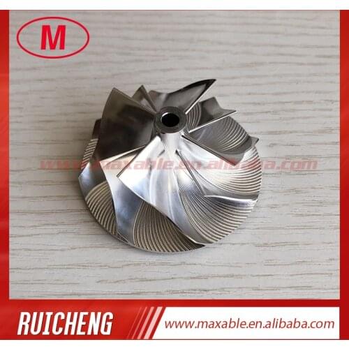 K04 5304-123-2015 41.85/56.08mm 4+4 blades turbocharger aluminum 2618/milling/billet compressor wheel for 5304-970-0020/0022