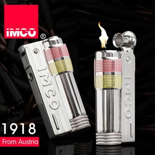 IMCO retro Austria kerosene lighters, mens gifts, grinding wheel lighter gift packing