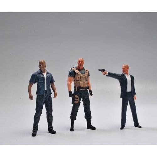 1/18 Scale Doll Static Car Scenes Display Accessories Fast 8 Figure Model Movie Boy Gift Toy F Cars Scene Simulation Display