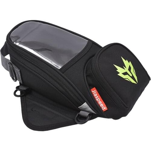 Touch Screen Motorcycle Bag Moto Single Shoulder Bag Motocross Fuel Tank Bag Magnetic Fixed Straps Mobile Phone Navigation