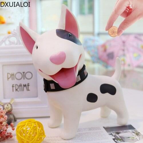 Cartoon personality animal piggy bank high-end gift decoration creative puppy piggy bank, childrens room decoration money safe
