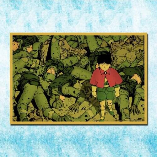Japanese Anime Movie Akira Poster Art Silk Canvas Retro Print For Home Room Decor-040