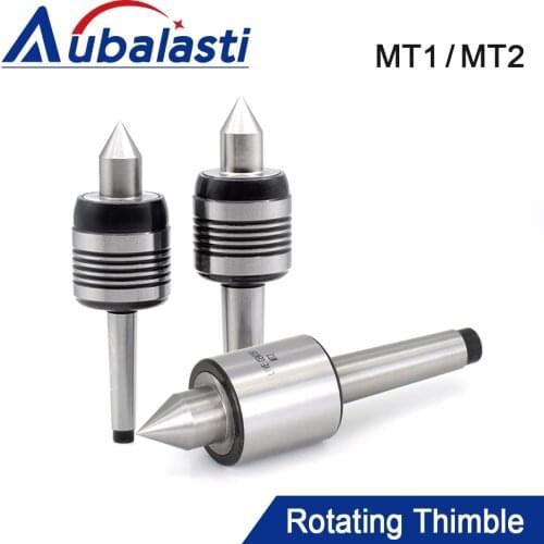 Aubalasti MT1 MT2 Precision Lathe Live Center Taper Tool Live Revolving Milling Center Taper for Lathe Machine Accessories