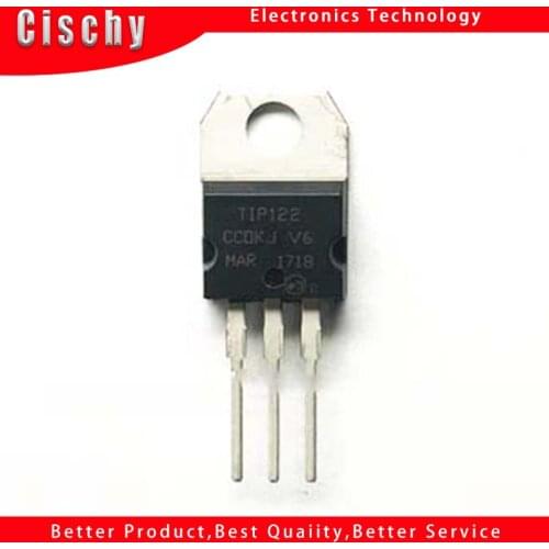 10PCS TIP122 TO-220 5A 100V NPN TRANSISTORS