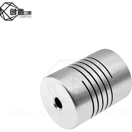 2 Pcs a lot Coupling Flexible OD 19x25mm 5x/5/6/6.35/8/10mm 3d part CNC Motor Jaw Shaft Coupler 5mm To 8mm wholesale