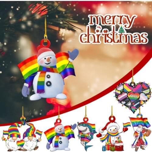 2022 Christmas Ornaments Cute Snowman Hanging Decoration Gift Product Personalized Family Party Xmas Tree Hanging Pendant
