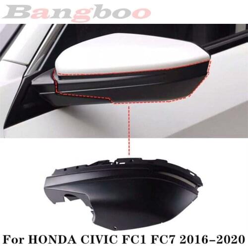 Car Outer Side Mirror Housing Cover Base Mirror Lower Cover For HONDA CIVIC FC1 FC7 2016 2017 2018 2019 2020