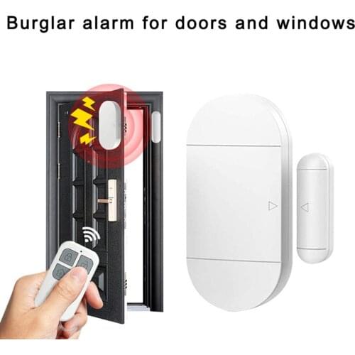 Wireless Door Alarm With Remote Control Windows Open Alarm Home Security Sensor Pool Alarm For Kids Safety Anti-Theft MC-02