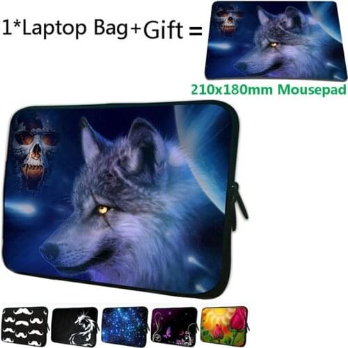 Chromebook PC Carry Bag Mens Boys Soft Neoprene Sleeve Case 7 15 14 13 12 10 17 Laptop Bolsas Bag For iPad Mini 5 Chuwi+Mousepad