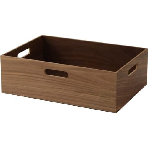 Wooden Office storage box For Document magazine newspaper notebook Office Desk Storage Supplies