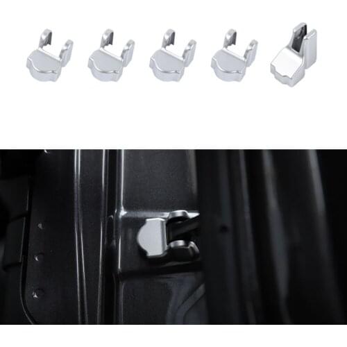 For Jeep Wrangler JL JT Gladiator 2018 Up Car Rear Trunk Door Stopper Cover Trim Interior Auto Accessories Molding Styling 5pcs