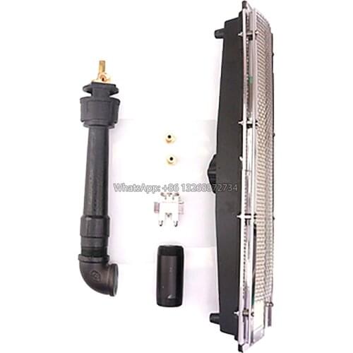 Infrared Radiant Gas Burner Honeycomb Ceramic Plaet Buner Kebab Machine Gas Radiant Burner Customized Air Convection Burner