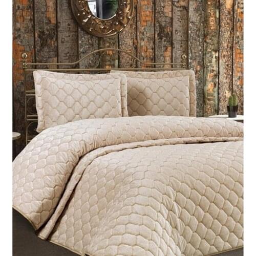 MIA HOME FILLED VELVET BED COVER DOUBLE SIZE