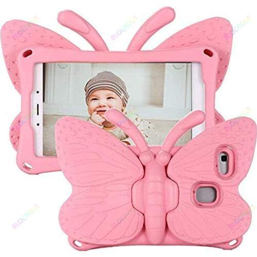 Non-Toxic EVA Case for Samsung Galaxy tab A7 Lite SM-T220 SM-T225 Shockproof Kickstand Butterfly Cover for A7 lite 8.7 inch 2021