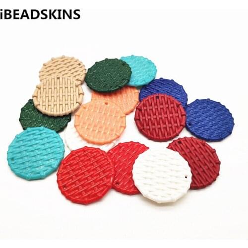 New arrival! 38mm 100pcs acrylic round-shape charm for earrings accessories,Earring parts,jewelry making DIY