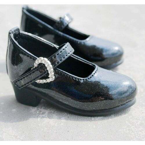 [wamami] 133# Black 1/4 MSD AOD DOD BJD Dollfie Pu Leather Shoes