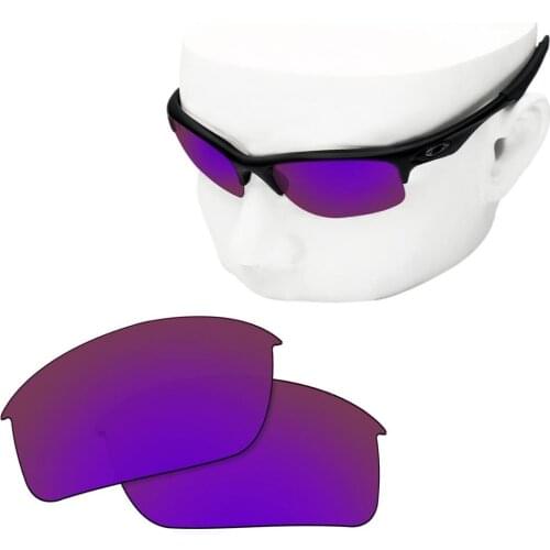 OOWLIT Polarized Replacement Lenses of Purple Mirror for-Oakley Bottle Rocket OO9164 Sunglasses