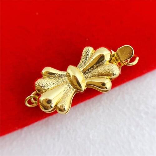 Wholesale DIY Natural Stones Beads Jewelry Making Accessories Silver/Gold/Rose Gold Metal Connector Clasps Findings