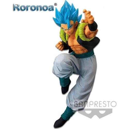 RORONOA Original Banpresto D B Super Goku FES vol.13 SSGSS Gogeta Action Figure Collectible Model Doll Toys Figurals Brinquedos