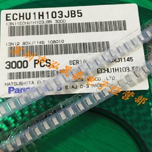 Original new 100% ECHU1H103GB5 1206 10NF 50V CBB polyester capacitor patch metallized film capacitor (Inductor)