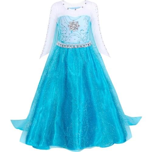 Toddler Girls Ice Princess Sister Dresses Up Costume Halloween Birthday Party Size 2T 196