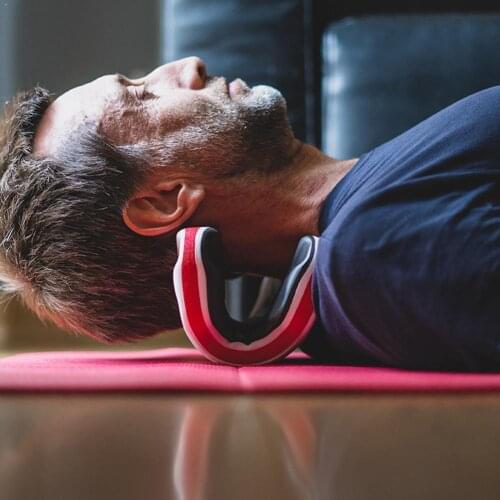 1pc Profession Neck Relaxation Pillow Neck Support Shoulder Device Reliever Tension Relaxer Traction Relief Health Muscle P E2I5