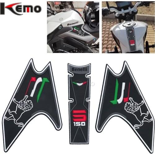 For Benelli 150S 150 S Motorcycle Side Decal Gas Knee Grip Protector Anti Slip Sticker Tank Traction Pad
