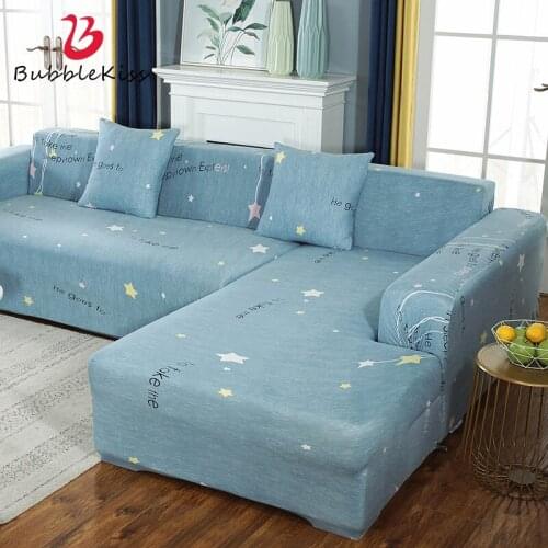 Bubble Kiss High Stretch Sofa Cover Printed Sofa Covers For Living Room All-Inclusive Couch Cover Polyester Covers For Sofas