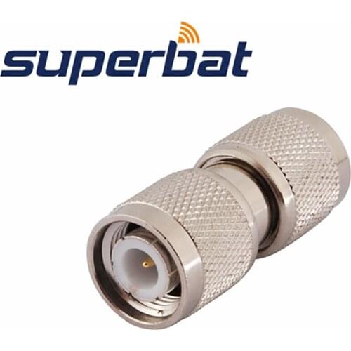 Superbat TNC Adapter TNC Plug to RP TNC Male Straight RF Coaxial Connector
