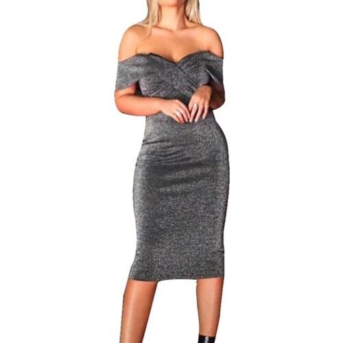 U－SWEAR Off-the-shoulder Summer Dresses