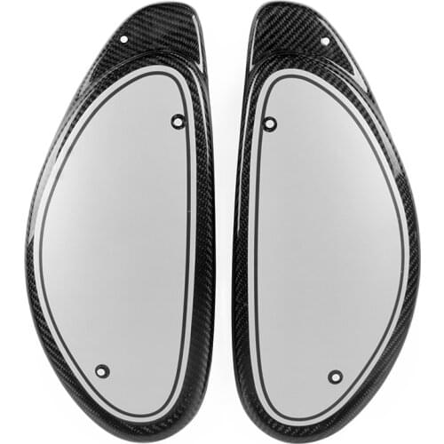 Carbon Fiber New Motorcycle Side Panel Palte With Bracket Blank Stickers Rear Seat Guard Cover For Ducati Scrambler Cafe Racer