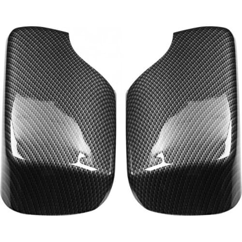 Carbon Fiber Style Door Wing Mirror Protector Add on Side Rearview Cover Fits for E46 1998 1999 2000 2001 2002 2003-2005