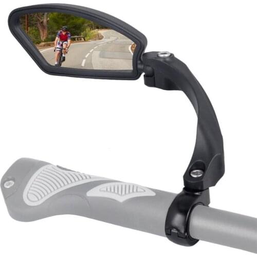 Universial Mirror Scooter E-Bike Rearview Mirrors Electromobile Back Side Mirror 180 Degree Rotatable Bicycle Handlebar Mirror