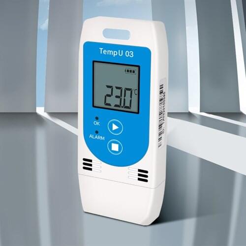 Data logger USB Temperature Humidity 32000 Points Recorder Capacity Reusable RH TEMP Data Logger Recording Meter