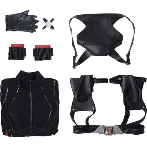 Women Cosplay Superhero Costume Shoes Boots Cosplay Natasha Romanoff Jumpsuit Outfit Women Halloween Costume Custom