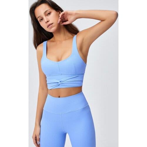 Women Bowknot Yoga Sets 2pcs Set Sexy Sports Bra and High Waisted Leggings Workout Clothes Women Sports Set