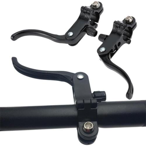 1 Pair Bicycle Brake Levers Aluminium Alloy Mountain Road Bicycle Bike Handle Left Right Brake Levers Easy to Install