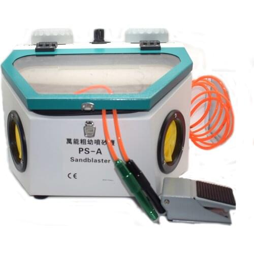 220V Sandblaster For Dental Lab Jewelry Sandblasting Machine With 3 Pen