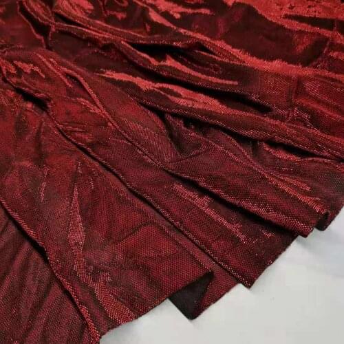 Shimmer fabric metallic polyester shiny party decoration bling craft fabric