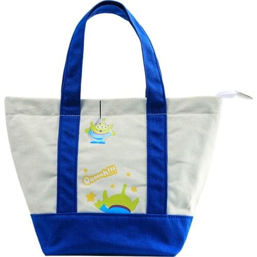 Disney genuine large capacity lunch bag cartoon fashion cute lunch box bag office worker portable tote bag in stock