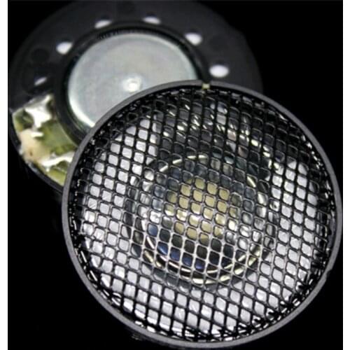 Hifi 40mm Headphone Speaker Unit For Over Ear helmet Earphone diy 32ohm Headset Silver Plated Ring Film With Mesh Cover On Sale