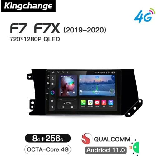 Kingchange Android 11 Car Multimedia Player For GREAT WALL Hover Haval F7 F7X 2019 - 2020 Radio Stereo GPS Octa-Core Navigation