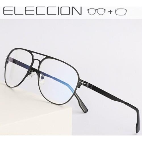 ELECCION Aviation Eyewear Frame Hyperopia Myopia Optical Glasses with Prescription 2020 NEW Full Frame Mans Eyeglasses